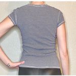 Ralph Lauren Polo Women Blue/White Stripe Crew Neck Short Sleeve T Shirt Small # Photo 1