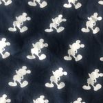 Disney Parks Navy Mickey Silhouette Lounge Pajama Pants Drawstring Cotton Sz. L Photo 5