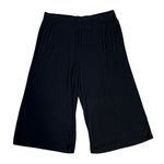 Cozy Earth Plus XXXL Ribbed Wide Leg Crops Pants Pajama Lounge Navy Blue Bamboo Size undefined Photo 0