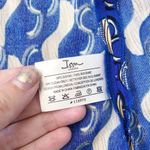 Issa London • Gathered Long Gown maxi dress sleeveless blue rayon jersey chain Size 2 Photo 9