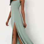 Lulus NWT  Remarkable Arrival Sage Brush Sleeveless Maxi Dress Bridesmaid Sz XXL Photo 0