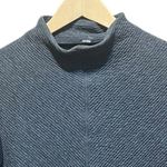 Lululemon On Repeat Mock Neck Sweatshirt Heathered Core Dark Grey Size 2 Photo 6