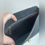 Coach Vintage  American Classic Crossbody Black Leather Dinky Clutch Bag - 1980s Photo 6