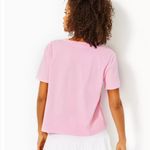 Lilly Pulitzer Rally Tee in Peony Pink ‘Holding Court’ Tennis Graphic XL 🆕 NWT Photo 1