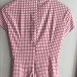 ZARA Checkered Gingham Mini Dress with Ties Photo 9