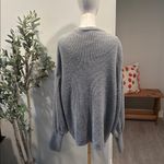 Topshop  Balloon Sleeve Grey Open Cardigan Chunky Sweater New! Photo 7