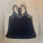 EXPRESS Spaghetti Strap V-Neck Razor-Back Relaxed-Fit Tank Top Photo 2