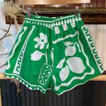 Sabo Skirt  Seona 100% Cotton Shorts Lemoni Green - Sz XXS 💛🎀 Photo 5