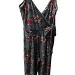 Derek Heart NWOT stripes and floral surplice jumper M Photo 0