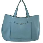 Steve Madden Sky Blue Tote bag Silver accents with crossbody adjustable strap Photo 0