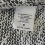 About A Girl  Black and White Woven Knit Single Button Blazer Jacket Photo 10