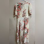 Faithfull the Brand Brida Magnolia yellow floral Midi Dress NEW SMALL Photo 5