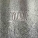 Juicy Couture  velvet Sweatshirt Pullover XLARGE Gray Velour Crew Neck Photo 4