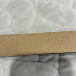 Ellen Tracy Saks Fifth Avenue Brown Croc Embossed Leather Belt Luxury Size M Photo 3