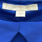 Boston Proper  Blue Cutout Front Short Sleeve Cold Shoulder Midi Dress Womens M Photo 8