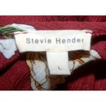 Stevie Hender Floral Dress Size L Midi Half Bell Sleeve Zip Back Boho Sheath Photo 8