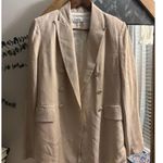 ZARA  Double Breasted Oversized Lightweight Blazer Jacket Photo 1