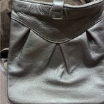 Jimmy Choo  Silver Shoulder Bag with Tassel Photo 4