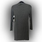 NWT NanaMacs Mock Neck Bodycon Dress‎ Gray Photo 1