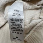 Techstyles Nantucket embroidered sweatshirt cream stripe crew neck size M Medium Red Photo 5