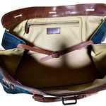 Ralph Lauren Green Navy Black Watch Plaid Boston Weekend Travel Duffle Bag 52cm Photo 2