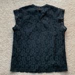 Nanette Lepore | Nanette Black Eyelet Lace Blouse Photo 2