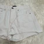 Factorie Cut Off Denim Shorts White Size undefined Photo 3