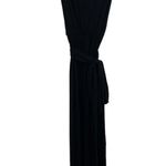 Modcloth Maxi Dress Jersey Knit Solid Black Sleeveless Womens Size Small Photo 1