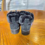 Kendall + Kylie Black Suede Edison Faux Fur Lace Up Ankle Hiking Booties Sz 6 Photo 6