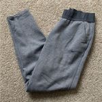 Nike Dri Fit Sportswear Jogger Sweatpants Fleece Gray Waist Band cotton size S Photo 0