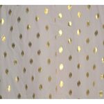 None Womens Pink Metallic Gold Polka Dot Short Shift Dress Size 3XL V-Neck Sexy LS Photo 7