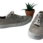 Vans Winston Suede Womens Sneakers Shoes 8.5 Y2K Taupe Glittery Metallic Skate Photo 3