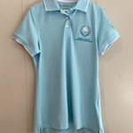Peter Millar NWT  Women’s Performance Golf Polo • Size S • Light Blue • Tournamen Photo 0