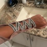 Venus Skin tight beige top with rhinestone detailing Photo 1