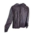 Cheryl Nash Windridge Women's Purple Crinkled Jacket M Long Sleeve Size M Photo 6