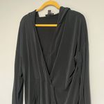 A pea in the pod Maternity Postpartum Black Hoodie Sweatshirt Photo 7