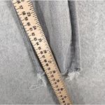 ZARA Blk/Gry Wash Distressed Skinny Tapered Frayed Denim Jeans Women's S B25 (1) Photo 5