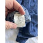 90s Y2K Denim Maxi Skirt Size 6 w/ Pockets And Pleats Blue Photo 9