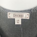 Decree NWT  100% Acrylic Bell Sleeve Eyelet Sweater Dress Photo 2