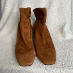 Gianvito Rossi  Camel Suede Block Heel Mid Glove Bootie Size‎ 37 Photo 1