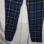 Hot Topic  Navy Plaid Y2K Ankle Skinny Pants Photo 3