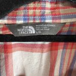 The North Face The North Face Long Sleeve Button Up Shirt Womens Large Plaid Cotton Roll Tab Photo 3