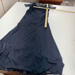 Adrianna Papell  Dress Womens Size 10 Blue Lace Embellished Sleeve Gown Formal Photo 11