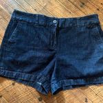 Loft  denim flat front preppy size 10 4” vacationcore shorts Photo 0