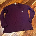 PINK - Victoria's Secret Women’s Victoria secret pink maroon long sleeve shirt. Size medium Photo 0