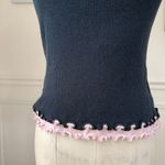 Vintage Y2K Kavio! Vail Colorado Baby Babydoll Tee Cropped S Black Photo 4