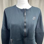 Nike ‎ Full Zip Jacket Women's Black Athletic Warm Up Athleisure Photo 3