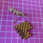 ALDO  crystal heart shape earings stud gold tone Photo 4