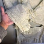 ASOS  Light Green Mini Dress Ruffle Long Sleeve Swiss Dot Boho Spring Cottagecore Photo 12