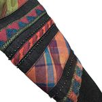 Coldwater Creek Jacket Women 18 Black Denim Artsy Ribbon Embellished Western Photo 6